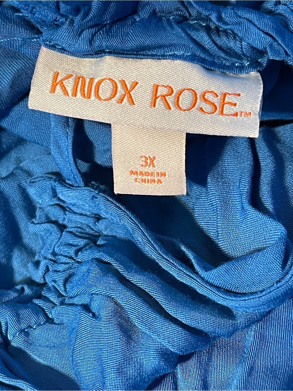 Knox Rose Women's Blue Ombre Halter Sleeveless Maxi Dress 3X Coastal Tiered - Picture 5 of 6